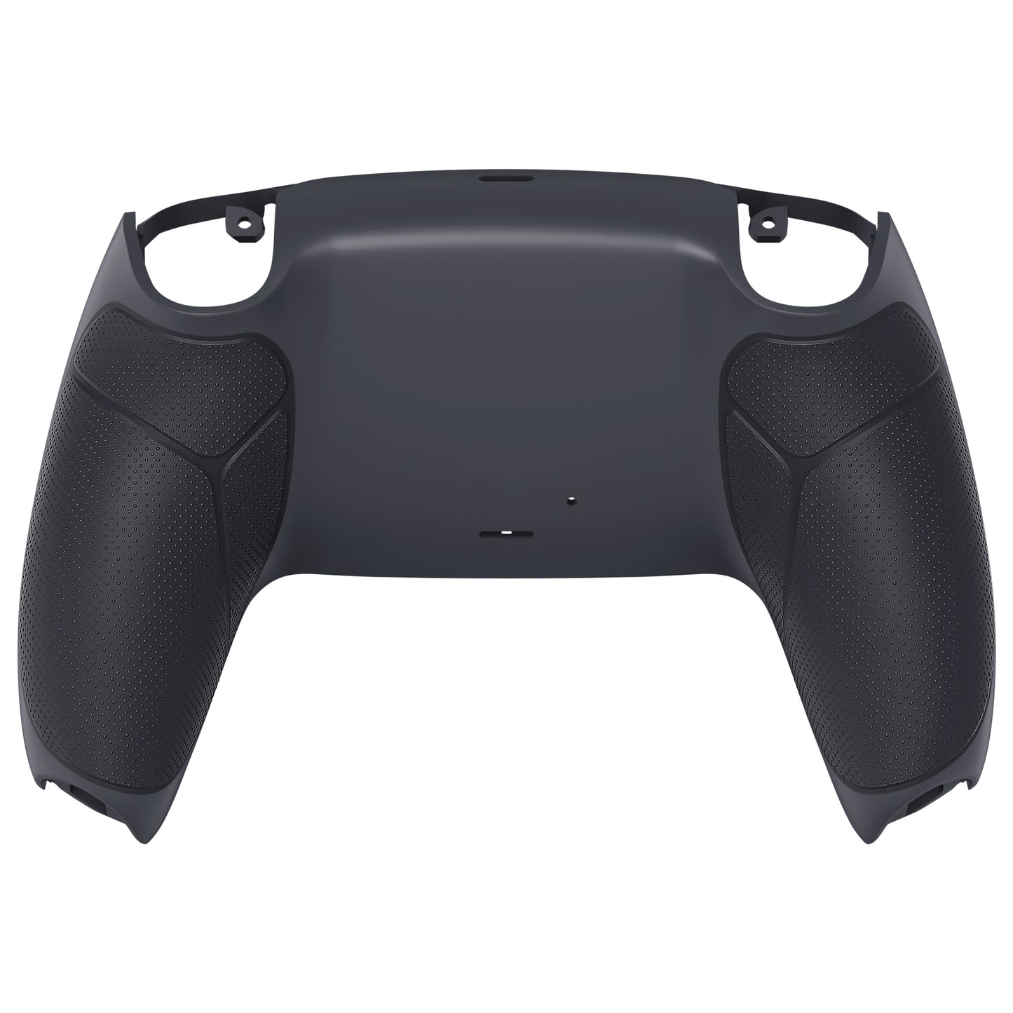 eXtremeRate PS5コントローラーBDM-010/020/030/040/050対応パフォーマンスグリップ交換対応用バックハウジングボトムシェル【ラバー付き灰白&クラシックグレー】