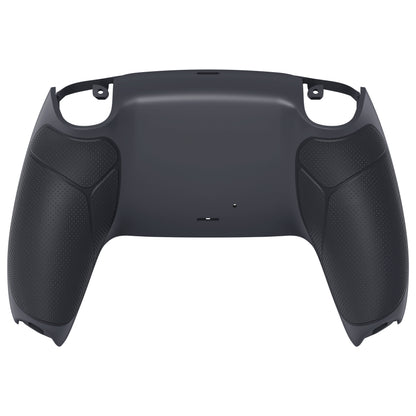 eXtremeRate PS5コントローラーBDM-010/020/030/040/050対応パフォーマンスグリップ交換対応用バックハウジングボトムシェル【ラバー付き灰白&クラシックグレー】