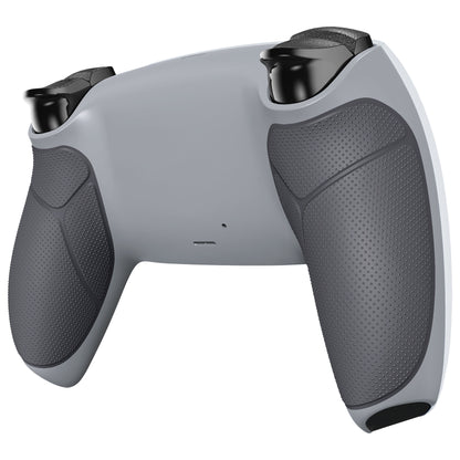 eXtremeRate PS5コントローラーBDM-010/020/030/040/050対応パフォーマンスグリップ交換対応用バックハウジングボトムシェル【ラバー付き灰白&クラシックグレー】