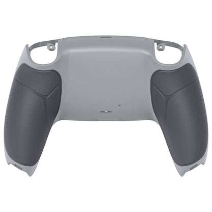 eXtremeRate PS5コントローラーBDM-010/020/030/040/050対応パフォーマンスグリップ交換対応用バックハウジングボトムシェル【ラバー付き灰白&クラシックグレー】