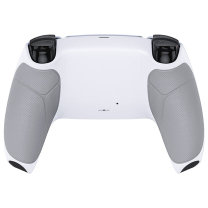 eXtremeRate PS5コントローラーBDM-010/020/030/040/050対応パフォーマンスグリップ交換対応用バックハウジングボトムシェル【ラバー付きホワイト】