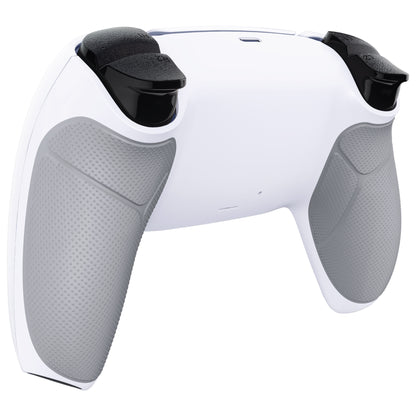 eXtremeRate PS5コントローラーBDM-010/020/030/040/050対応パフォーマンスグリップ交換対応用バックハウジングボトムシェル【ラバー付きホワイト】