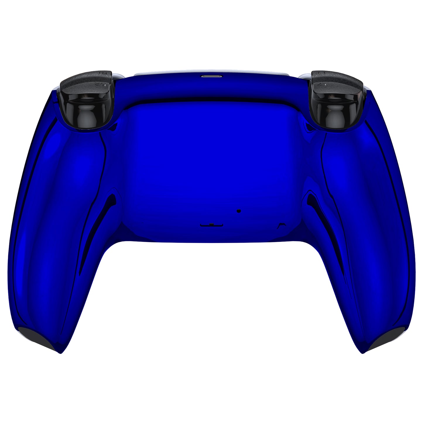 eXtremeRate PS5コントローラーBDM-010/020/030/040/050対応交換対応用バックハウジングボトムシェル【クロームブルーグロッシー】
