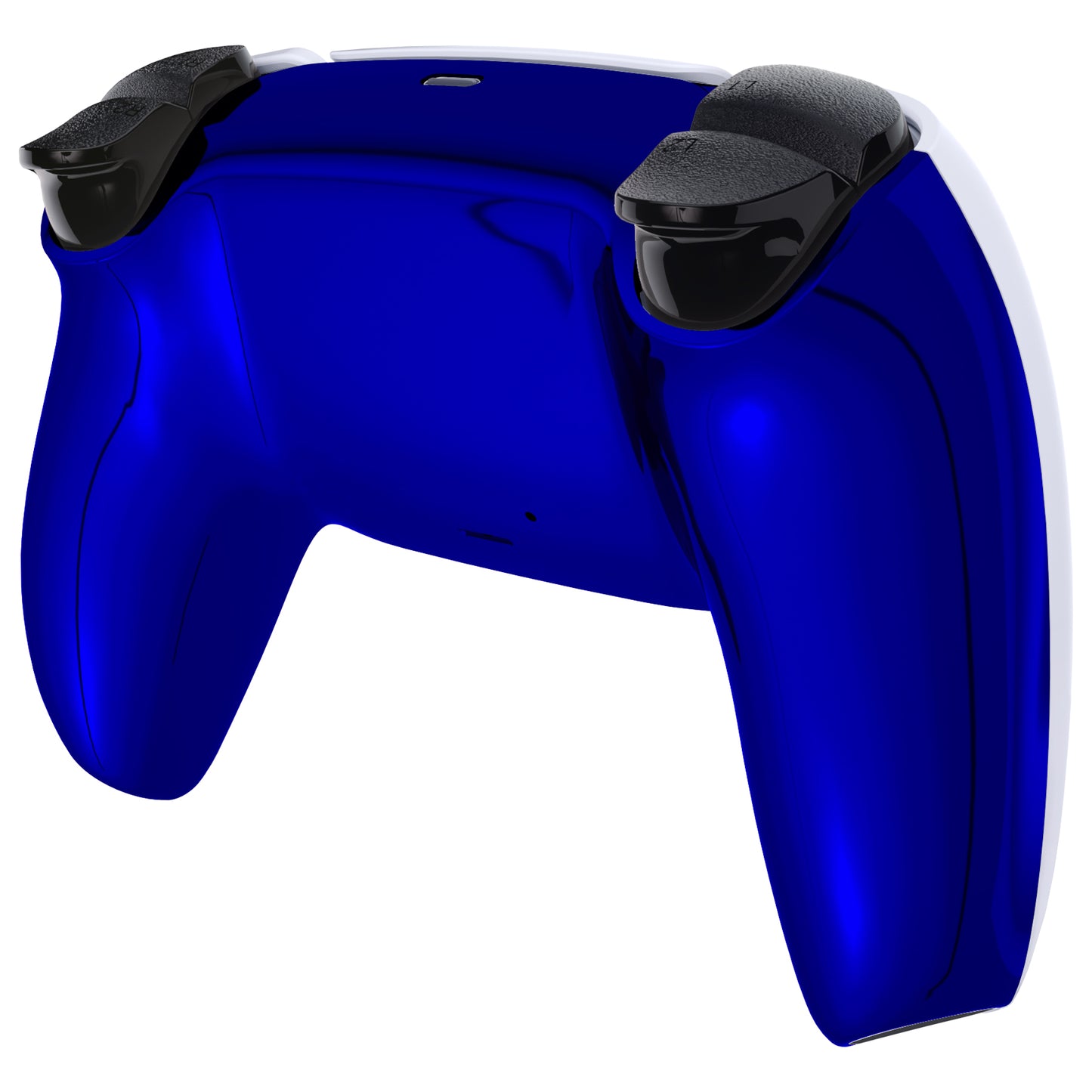 eXtremeRate PS5コントローラーBDM-010/020/030/040/050対応交換対応用バックハウジングボトムシェル【クロームブルーグロッシー】