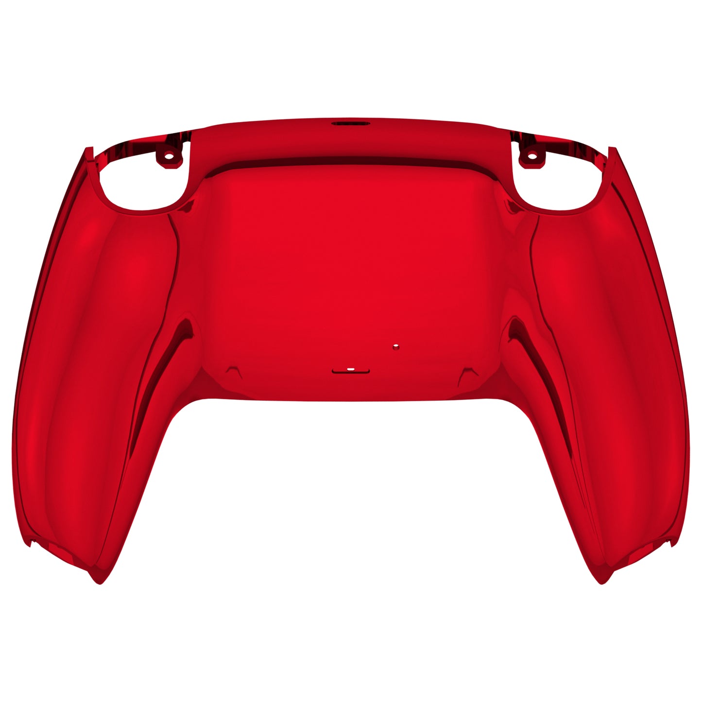 eXtremeRate PS5コントローラーBDM-010/020/030/040/050対応交換対応用バックハウジングボトムシェル【クロームレッドグロッシー】