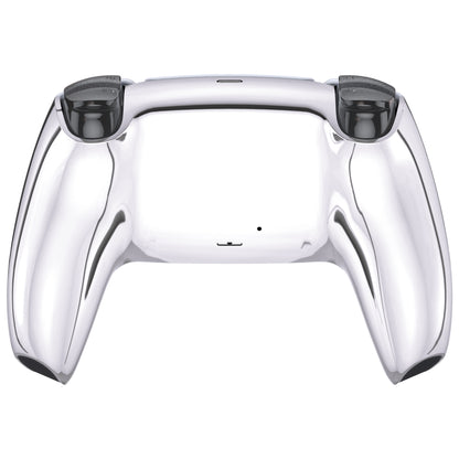 eXtremeRate PS5コントローラーBDM-010/020/030/040/050対応交換対応用バックハウジングボトムシェル【クロームシルバー】
