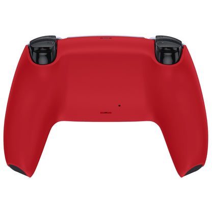 eXtremeRate PS5コントローラーBDM-010/020/030/040/050対応交換対応用バックハウジングボトムシェル【パッションレッド】