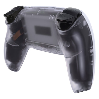 eXtremeRate PS5コントローラーBDM-010/020/030/040/050対応交換対応用バックハウジングボトムシェル【クリア】