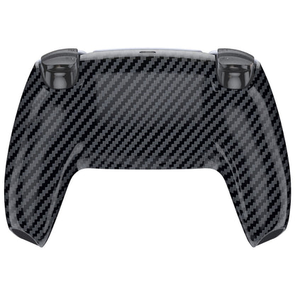 eXtremeRate PS5コントローラーBDM-010/020/030/040/050対応交換対応用バックハウジングボトムシェル【グラファイトカーボンファイバー】