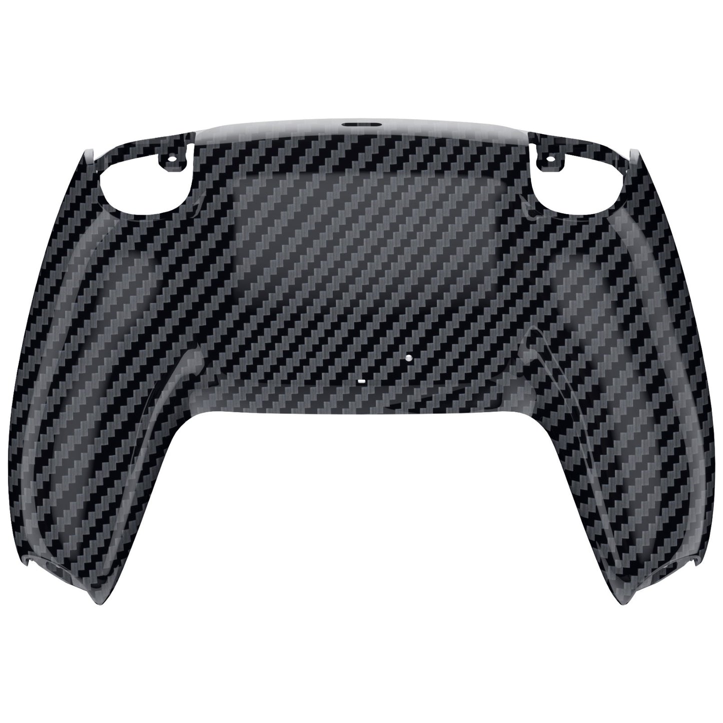 eXtremeRate PS5コントローラーBDM-010/020/030/040/050対応交換対応用バックハウジングボトムシェル【グラファイトカーボンファイバー】