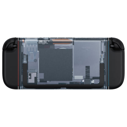 eXtremeRate Nintendo Switch 2コンソール対応交換バックプレート - キックスタンドなし【クリアグレイシャーブルー】