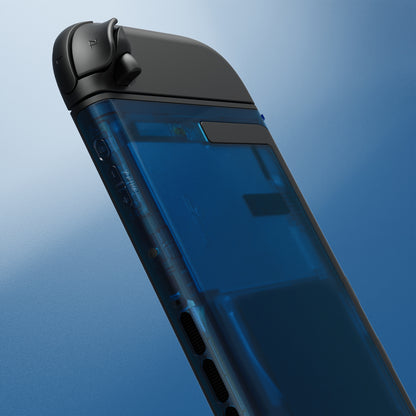 eXtremeRate Nintendo Switch 2コンソール対応交換バックプレート - キックスタンドなし【クリアブルー】