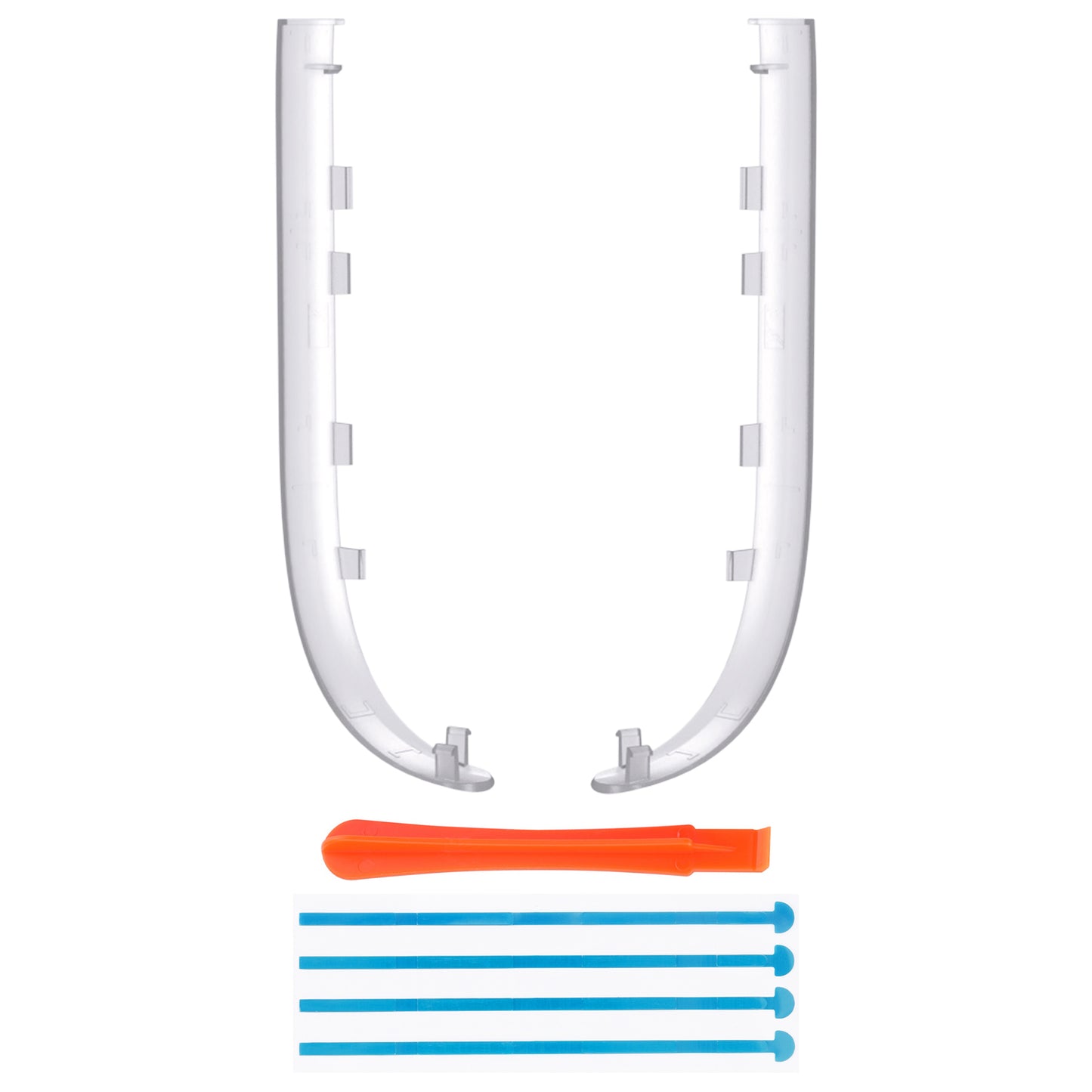 eXtremeRate Nintendo Switch 2ジョイコン対応交換デコレーションストリップ【クリア】