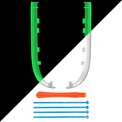 eXtremeRate Nintendo Switch 2ジョイコン対応交換デコレーションストリップ【暗闇で光る-グリーン】