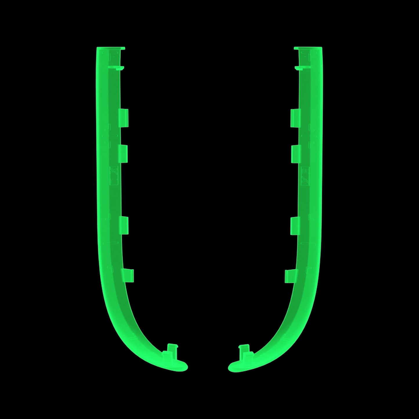 eXtremeRate Nintendo Switch 2ジョイコン対応交換デコレーションストリップ【暗闇で光る-グリーン】