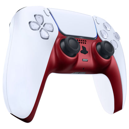 eXtremeRate PS5コントローラーBDM-010/020/030/040/050対応アクセントリング付き交換対応用装飾トリムシェル【火山赤】