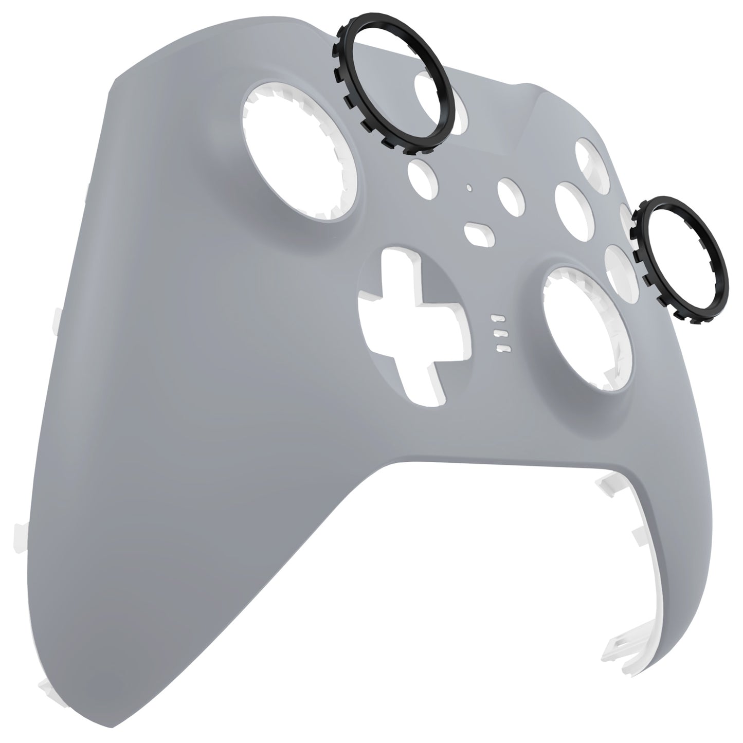 eXtremeRate Xbox One Elite Series 2&Elite 2 Coreコントローラー（モデル1797）用交換フロントハウジングシェルケース＆アクセントリング【ニューホープグレイ】