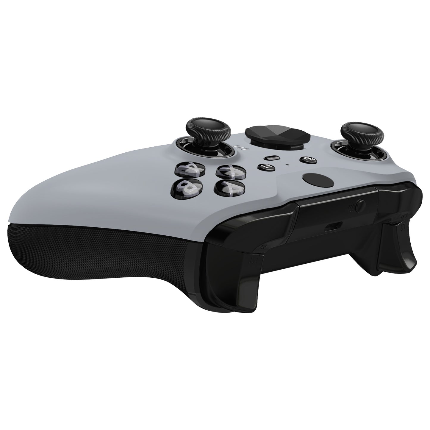 eXtremeRate Xbox One Elite Series 2&Elite 2 Coreコントローラー（モデル1797）用交換フロントハウジングシェルケース＆アクセントリング【ニューホープグレイ】
