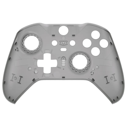 eXtremeRate Xbox One Elite Series 2&Elite 2 Coreコントローラー（モデル1797）用交換フロントハウジングシェルケース＆アクセントリング【クリアブラック】