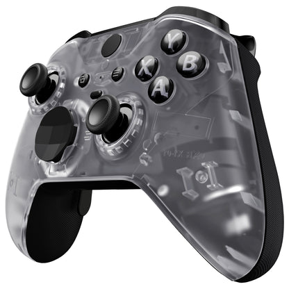 eXtremeRate Xbox One Elite Series 2&Elite 2 Coreコントローラー（モデル1797）用交換フロントハウジングシェルケース＆アクセントリング【クリア】