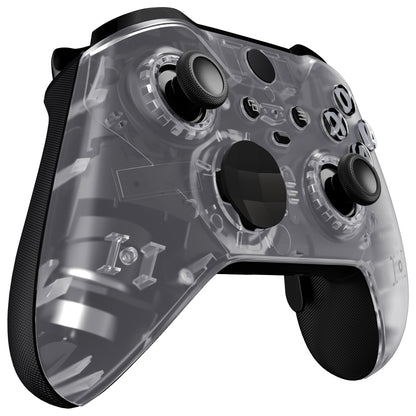 eXtremeRate Xbox One Elite Series 2&Elite 2 Coreコントローラー（モデル1797）用交換フロントハウジングシェルケース＆アクセントリング【クリア】