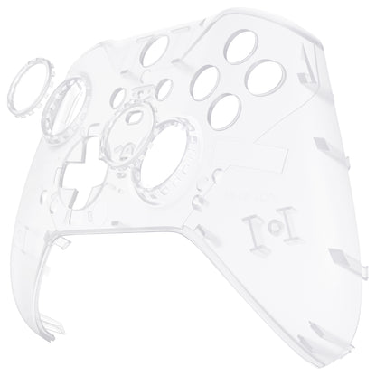 eXtremeRate Xbox One Elite Series 2&Elite 2 Coreコントローラー（モデル1797）用交換フロントハウジングシェルケース＆アクセントリング【クリア】