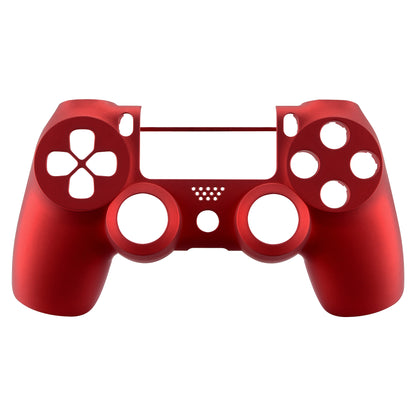 eXtremeRate PS4 Slim Proコントローラー（CUH-ZCT2 JDM-040/050/055）用交換フロントハウジングシェル【スカーレットレッド】