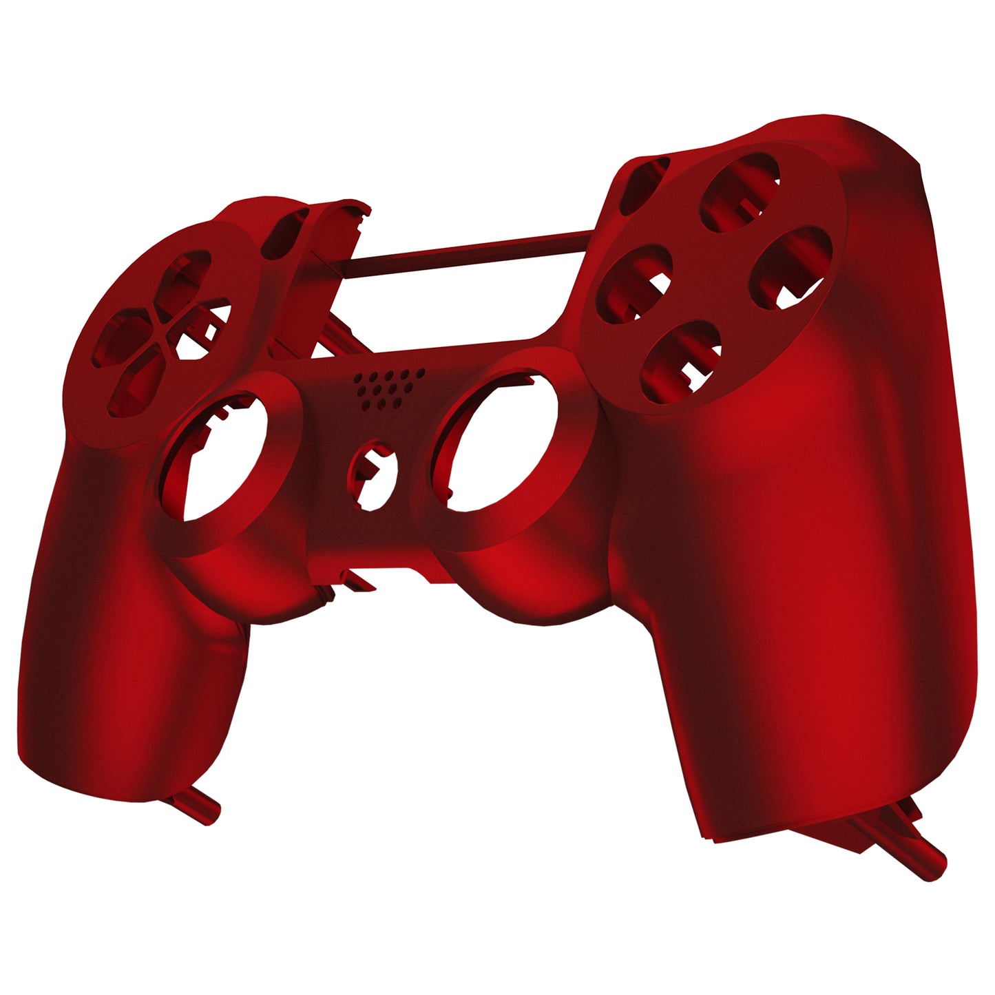 eXtremeRate PS4 Slim Proコントローラー（CUH-ZCT2 JDM-040/050/055）用交換フロントハウジングシェル【スカーレットレッド】