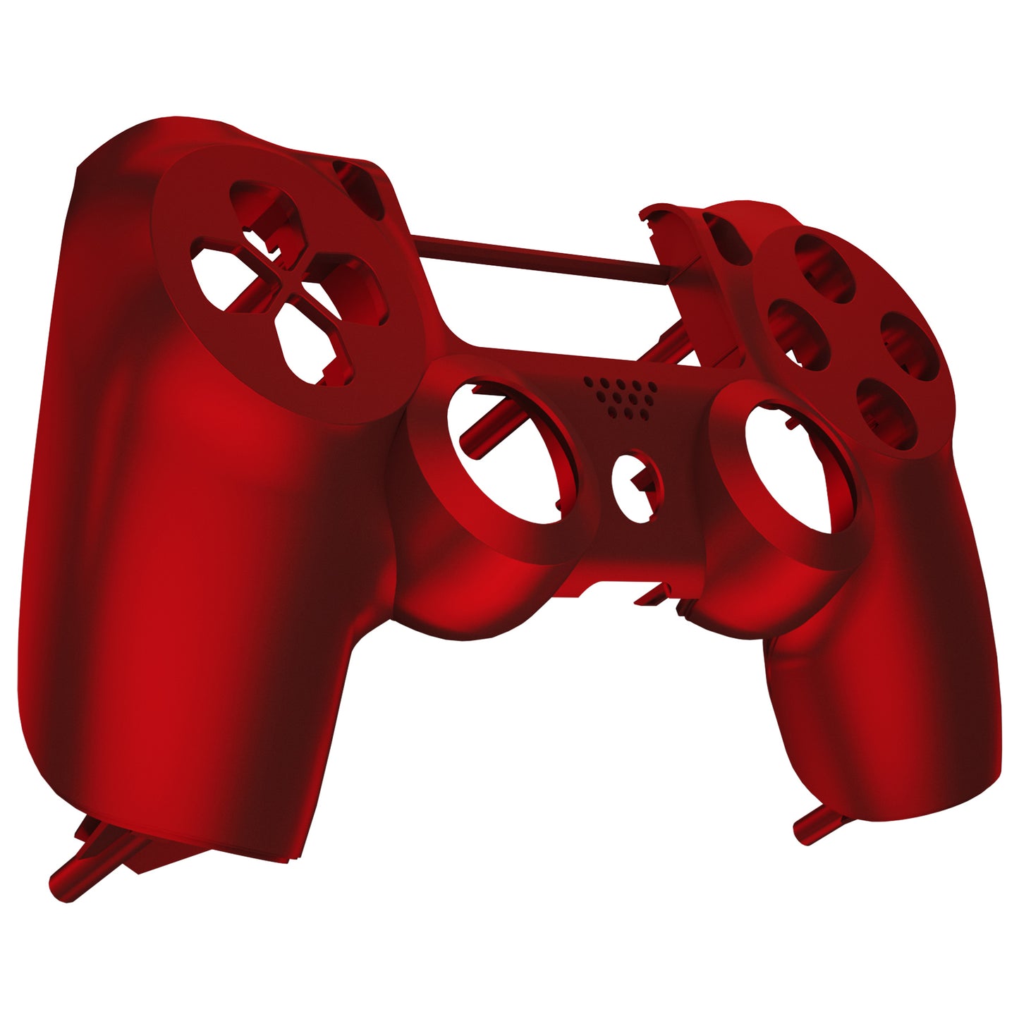 eXtremeRate PS4 Slim Proコントローラー（CUH-ZCT2 JDM-040/050/055）用交換フロントハウジングシェル【スカーレットレッド】