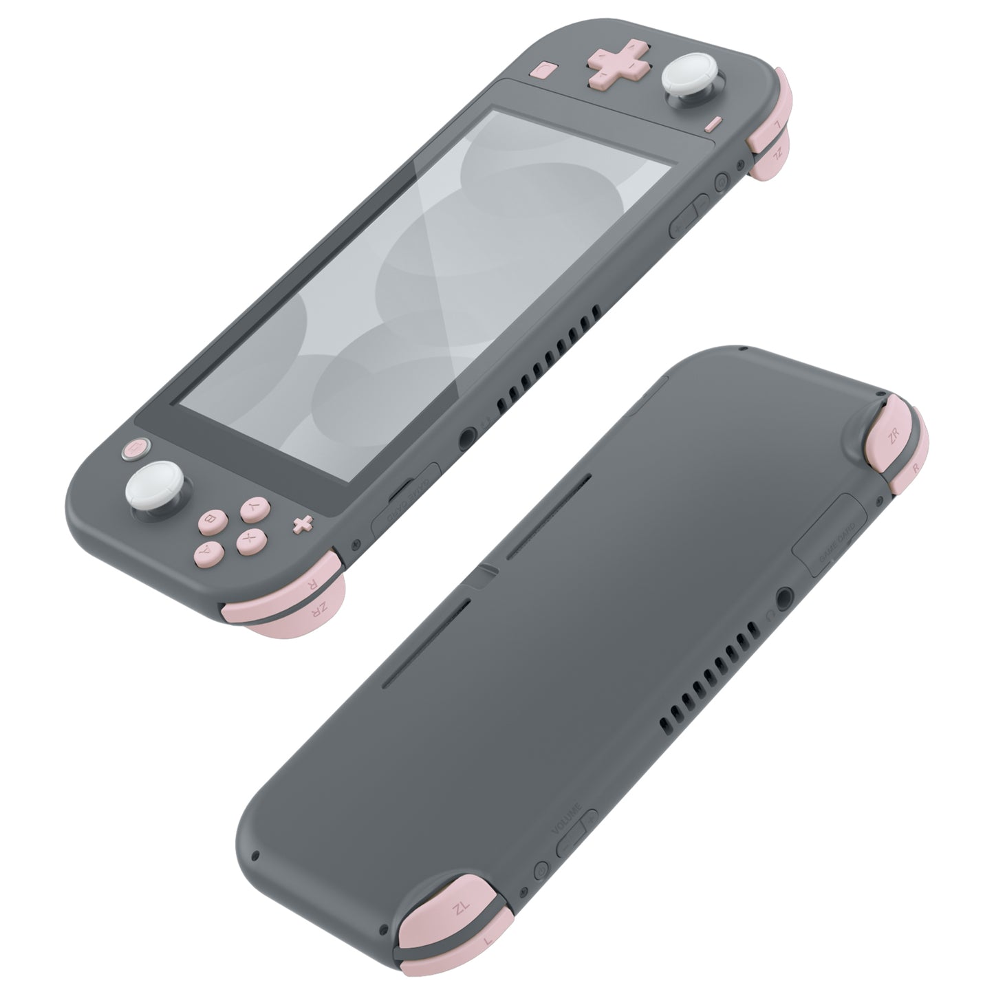 eXtremeRate Nintendo Switch Lite用交換フルセットボタン【サクラピンク】