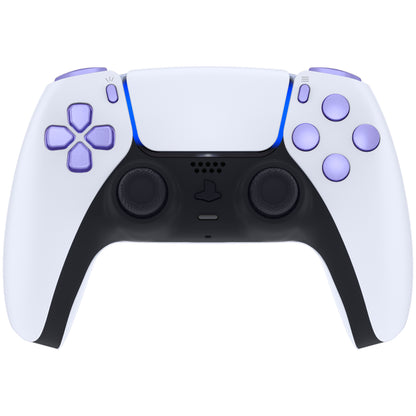 eXtremeRate PS5コントローラーBDM-010/020対応交換対応用フルセットボタン【メタリックスノーストームモーヴ】