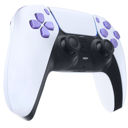 eXtremeRate PS5コントローラーBDM-010/020対応交換対応用フルセットボタン【メタリックスノーストームモーヴ】