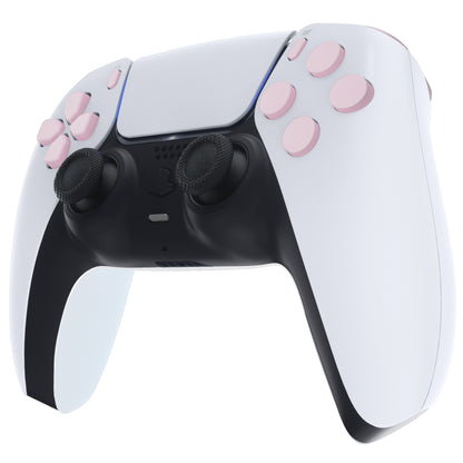 eXtremeRate PS5コントローラーBDM-010/020対応交換対応用フルセットボタン【桜ピンク】