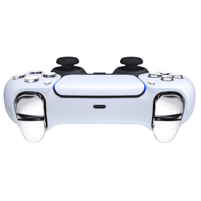 eXtremeRate PS5コントローラーBDM-010/020対応交換対応用フルセットボタン【クロムシルバー】