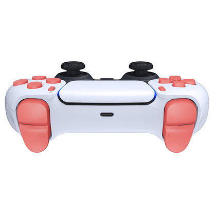 eXtremeRate PS5コントローラーBDM-010/020対応交換対応用フルセットボタン【コーラル】