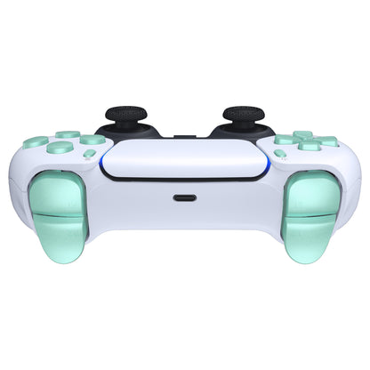 eXtremeRate PS5コントローラーBDM-010/020対応交換対応用フルセットボタン【メタリックビスタグリーン】