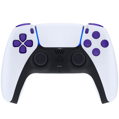 eXtremeRate PS5コントローラーBDM-010/020対応交換対応用フルセットボタン【パープル】
