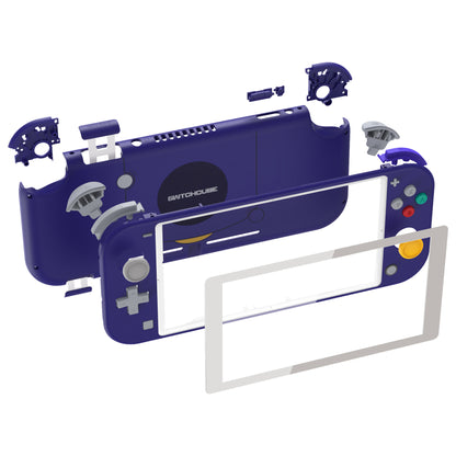 eXtremeRate Nintendo Switch Lite用交換フルセットシェル＆ABXYボタン保護フィルム付き【クラシックNGCスタイル】