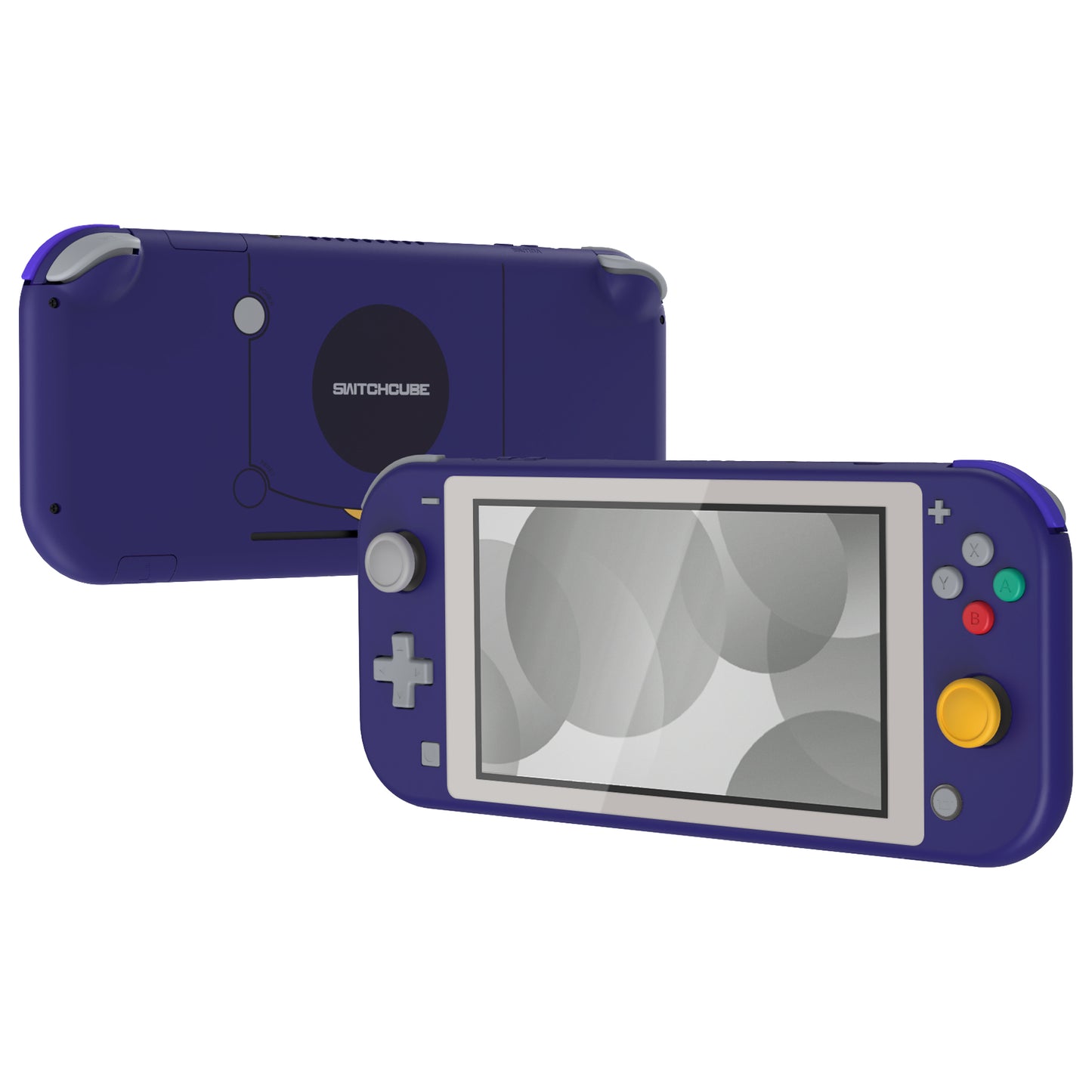 eXtremeRate Nintendo Switch Lite用交換フルセットシェル＆ABXYボタン保護フィルム付き【クラシックNGCスタイル】