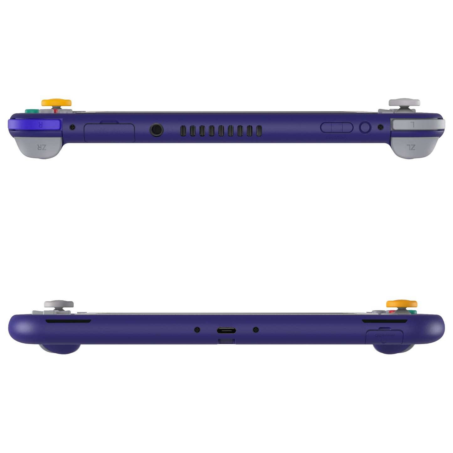 eXtremeRate Nintendo Switch Lite用交換フルセットシェル＆ABXYボタン保護フィルム付き【クラシックNGCスタイル】