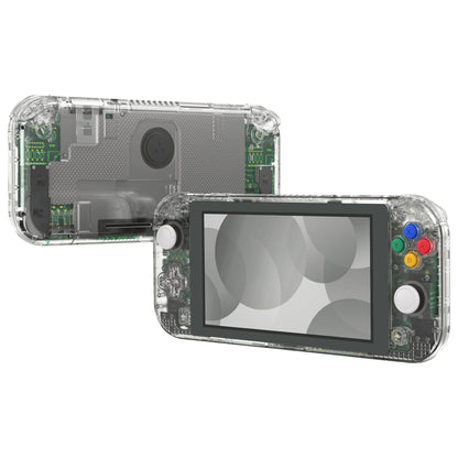 eXtremeRate Nintendo Switch Lite用交換フルセットシェル＆ボタンキット保護フィルム付き【クリスタルクリア】