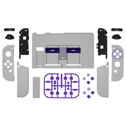 eXtremeRate Nintendo Switch用交換フルセットシェル＆ボタン【クラシックSNESスタイル】