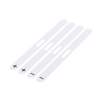 eXtremeRate Replacement Side Rail Slot Stickers for Nintendo Switch 2 (White)