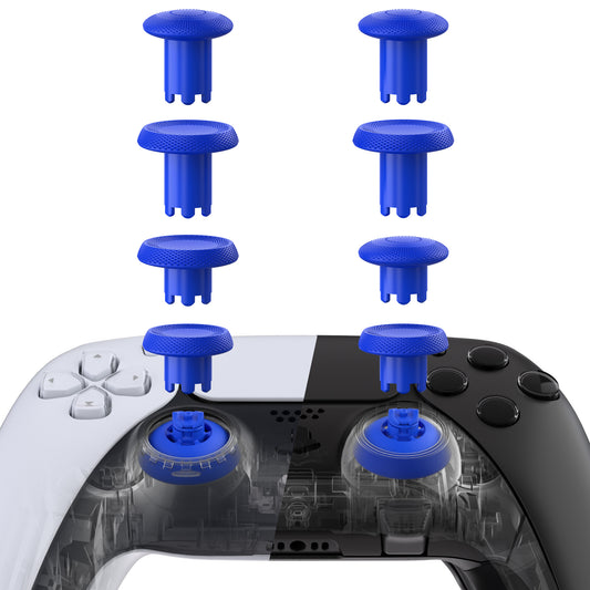 eXtremeRate ThumbsGear V3 Interchangeable Ergonomic Thumbsticks for PS5 & PS4 Controllers (Blue)