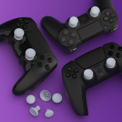 eXtremeRate PS5 Edge&PS5&PS4コントローラー対応用ThumbsGear V3交換可能なエルゴノミックサムスティック【オリジナルホワイト】