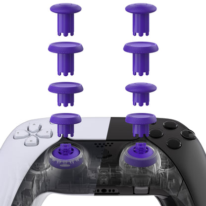 eXtremeRate PS5 Edge&PS5&PS4コントローラー対応用ThumbsGear V3交換可能なエルゴノミックサムスティック【パープル】