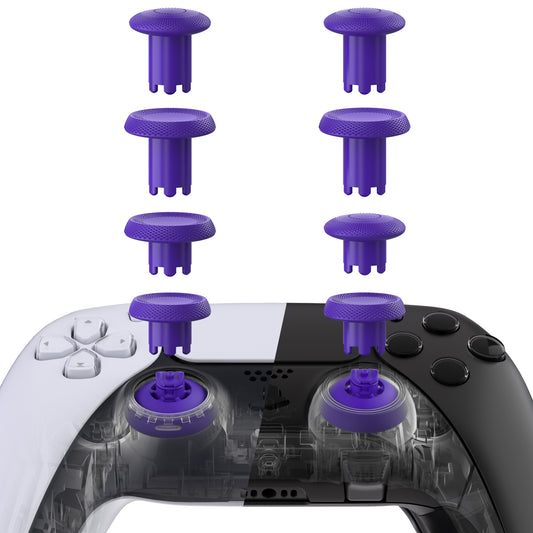 eXtremeRate ThumbsGear V3 Swappable Ergonomic Thumbsticks for PS5 & PS4 Controllers (Purple)