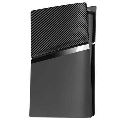 eXtremeRate eXcover PS5 Slim ディスク版対応 交換用外装カバーセット（上下カバー+通気孔付きサイドパネル＆バックプレート）【ブラック】