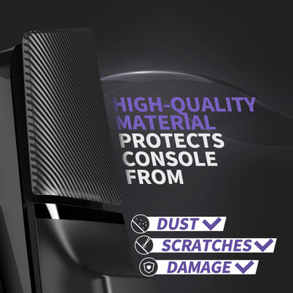 eXtremeRate eXcover PS5 Slim ディスク版対応 交換用外装カバーセット（上下カバー+通気孔付きサイドパネル＆バックプレート）【ブラック】