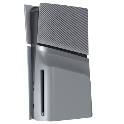 eXtremeRate eXcover PS5 Slim ディスク版対応 交換用外装カバーセット（上下カバー+通気孔付きサイドパネル＆バックプレート）【ニューホープグレイ】